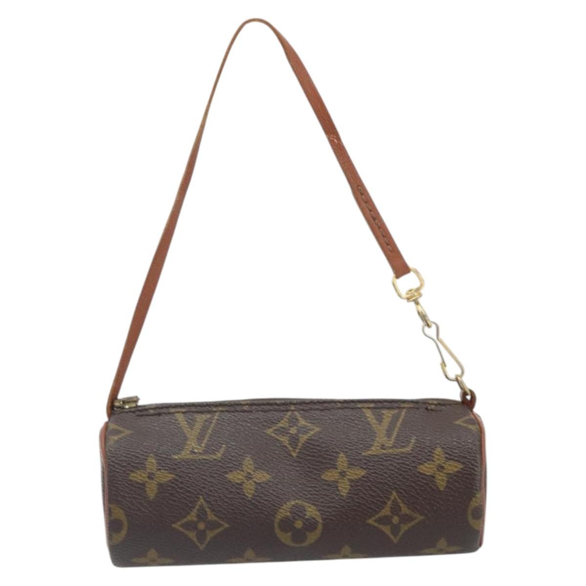 Louis Vuitton Papillon Pochette Monogram Canvas Brown Canvas Clutche & Pouche Bag (Authentic Pre-Loved)