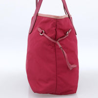 Prada Vintage Tote Tessuto Pink Nylon Tote Bag Bag (Authentic Pre-Loved)