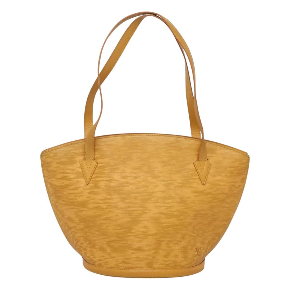 Louis Vuitton Louis Vuitton Saint Jacques Handbag Epi Leather Yellow Leather Shoulder Bag Bag (Pre-Loved)