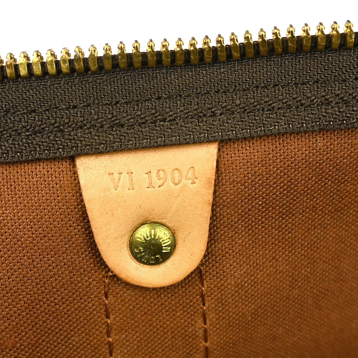 Louis Vuitton Keepall Bandouliere Bag Monogram Canvas Brown Canvas Travel Bag Bag (Authentic Pre-Loved)