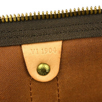Louis Vuitton Keepall Bandouliere Bag Monogram Canvas Brown Canvas Travel Bag Bag (Authentic Pre-Loved)