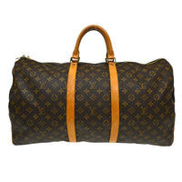 Louis Vuitton Louis Vuitton Keepall Bag Monogram Canvas Brown Canvas Travel Bag Bag (Authentic Pre-Loved)