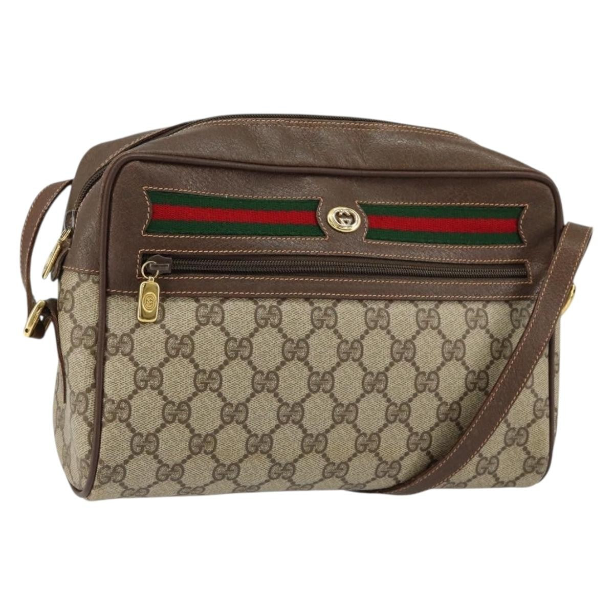 Gucci Vintage Ophidia Shoulder Bag Gg Canvas Beige Pvc Shoulder Bag Bag (Authentic Pre-Loved)
