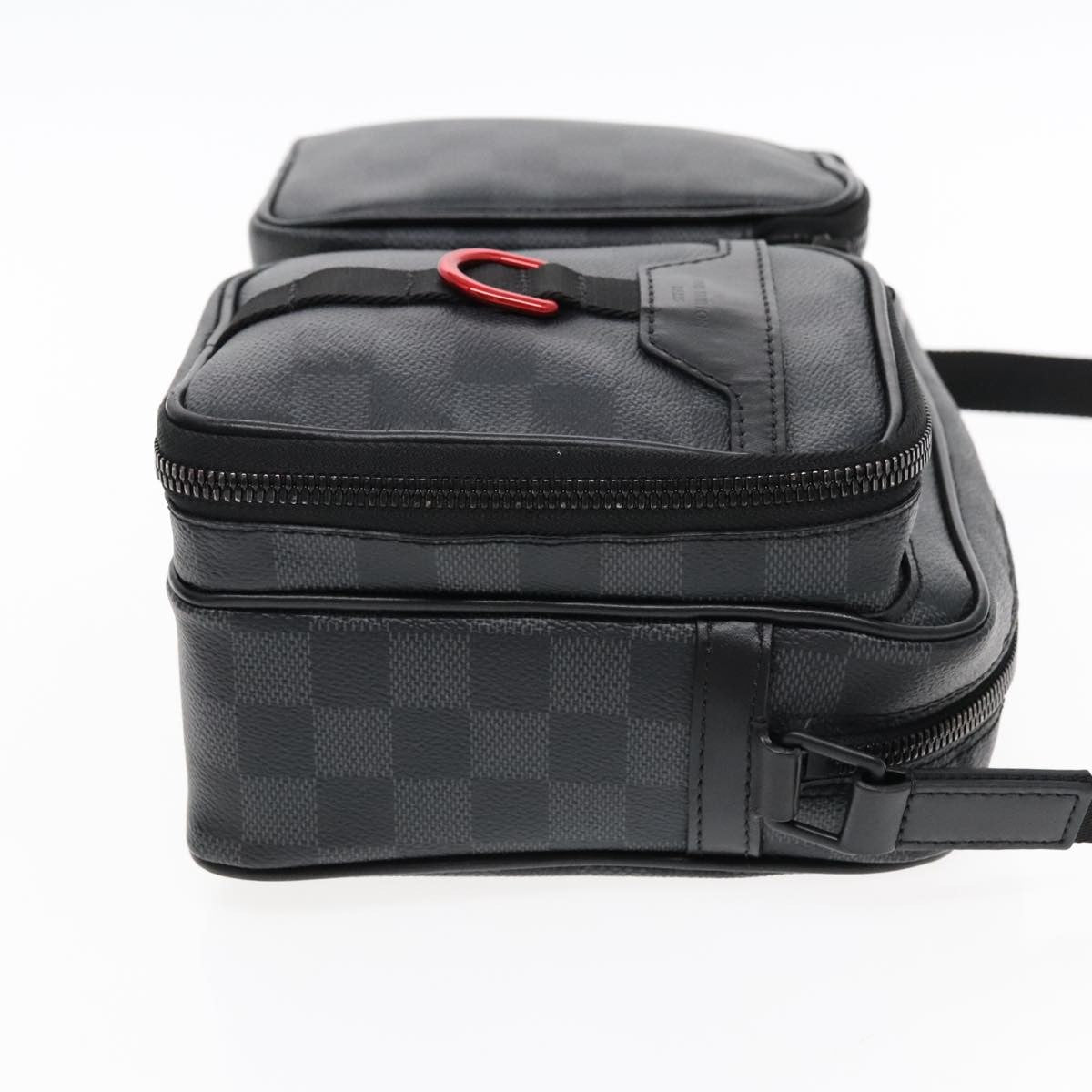 Louis Vuitton Utility Business Bag Damier Graphite Gray Canvas Shoulder Bag Bag (Authentic Pre-Loved)