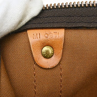Louis Vuitton Keepall Bag Monogram Canvas Brown Canvas Travel Bag Bag (Authentic Pre-Loved)