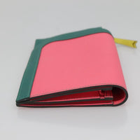 Hermes Camail Wallet Epsom Pink Leather Wallets Accessory (Authentic Pre-Loved)