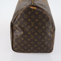 Louis Vuitton Keepall Bag Monogram Canvas Brown Canvas Travel Bag Bag (Authentic Pre-Loved)