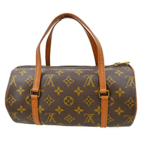 Louis Vuitton Papillon Handbag Monogram Canvas Brown Canvas Handbag (Authentic Pre-Loved)