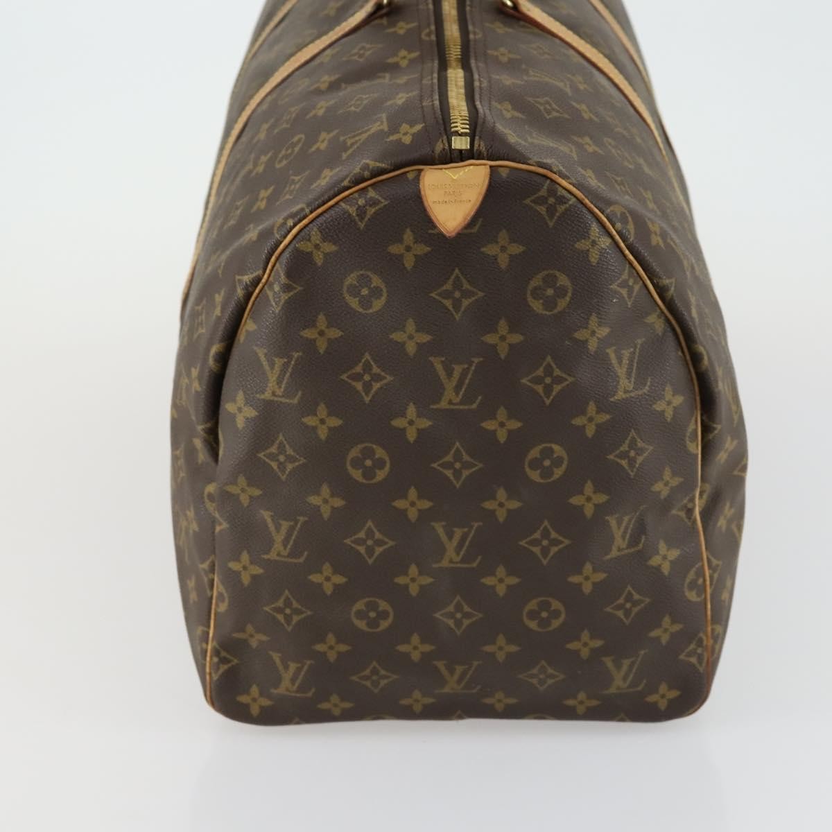 Louis Vuitton Keepall Bag Monogram Canvas Brown Canvas Travel Bag Bag (Authentic Pre-Loved)
