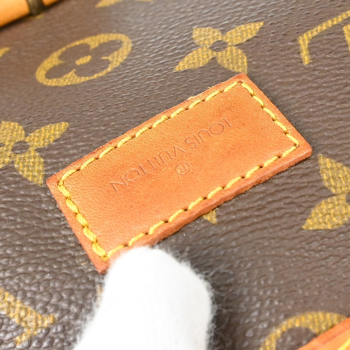 Louis Vuitton Saumur Handbag Monogram Canvas Brown Canvas Shoulder Bag Bag (Authentic Pre-Loved)