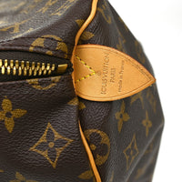 Louis Vuitton Keepall Bag Monogram Canvas Brown Canvas Travel Bag Bag (Pre-Loved)
