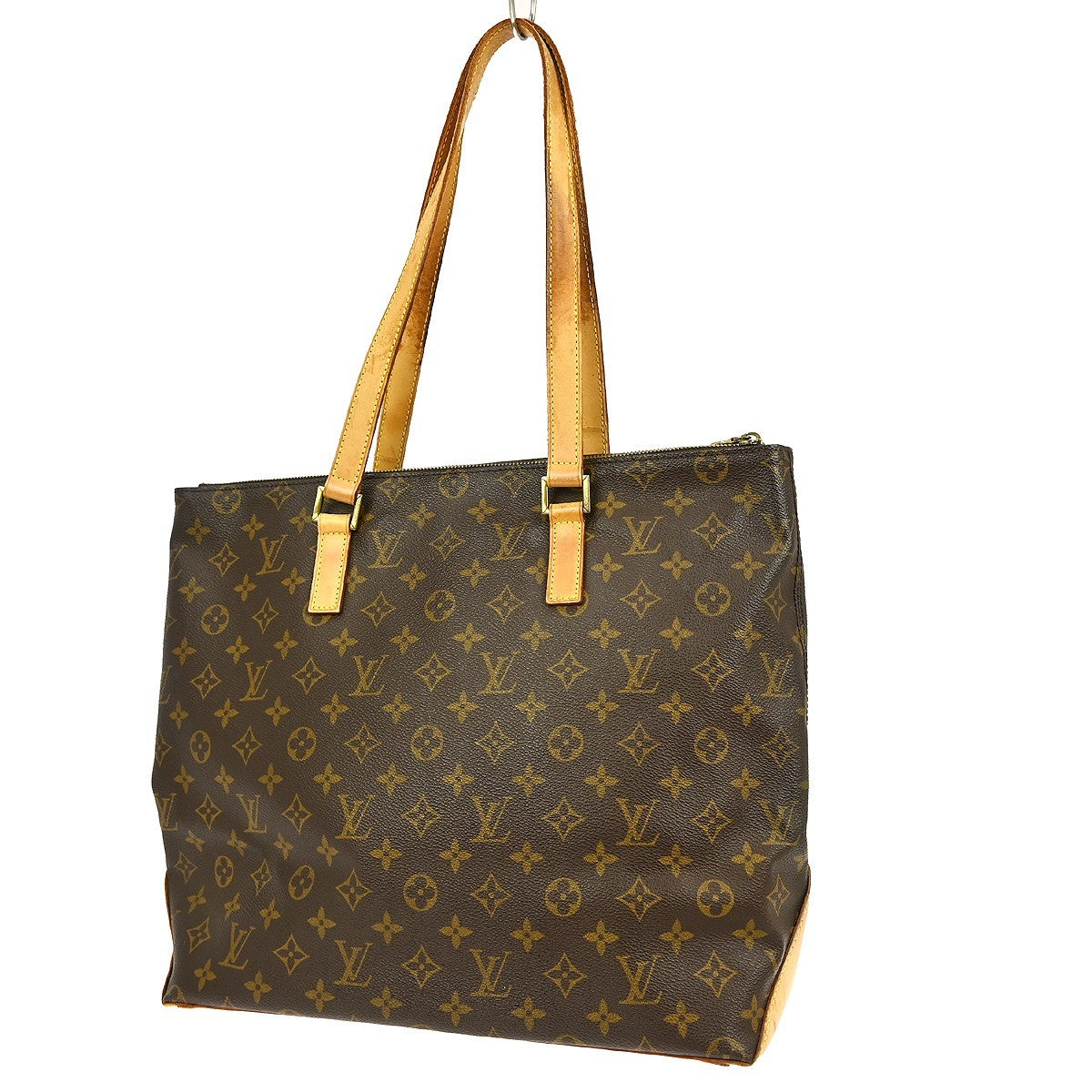 Louis Vuitton Cabas Mezzo Monogram Canvas Brown Canvas Tote Bag Bag (Authentic Pre-Loved)