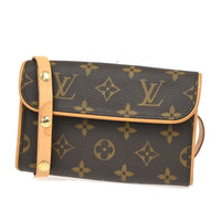 Louis Vuitton Florentine Waist Bag Monogram Canvas Brown Canvas Clutche & Pouche Bag (Pre-Loved)