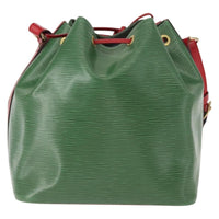 Louis Vuitton Bicolor Petit Noe Handbag Epi Leather Green Leather Shoulder Bag Bag (Pre-Loved)