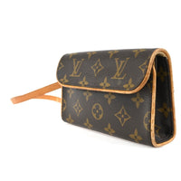 Louis Vuitton Florentine Waist Bag Monogram Canvas Brown Leather Clutche & Pouche Bag (Authentic Pre-Loved)