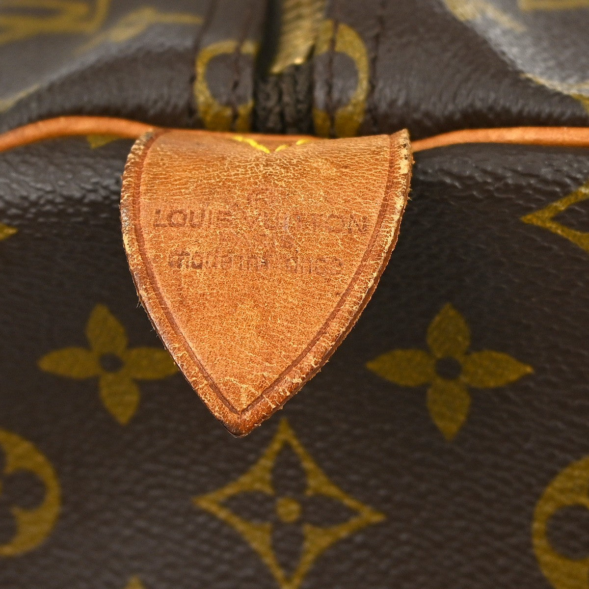 Louis Vuitton Keepall Bag Monogram Canvas Brown Canvas Travel Bag Bag (Authentic Pre-Loved)