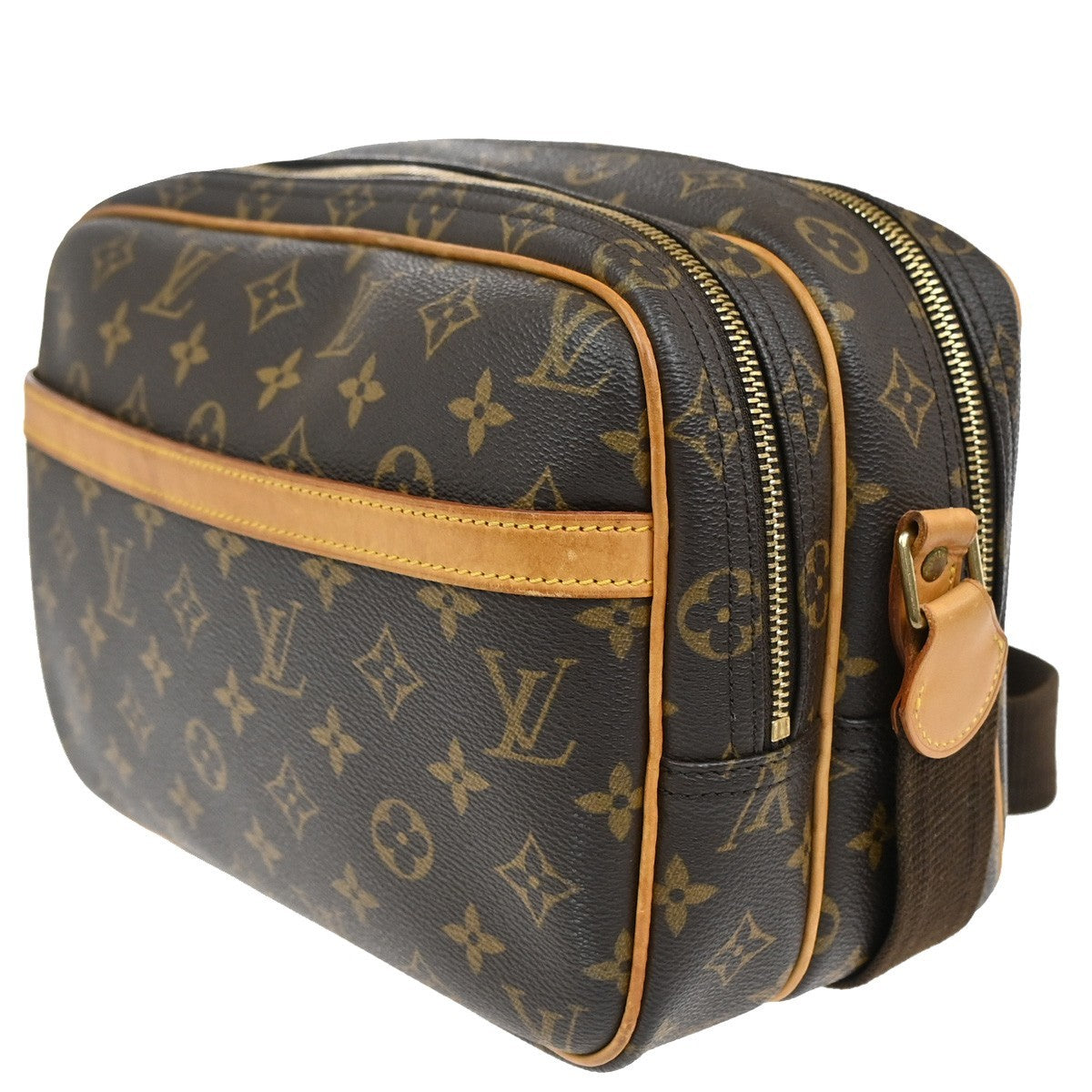 Louis Vuitton Reporter Bag Monogram Canvas Brown Canvas Shoulder Bag Bag (Pre-Loved)