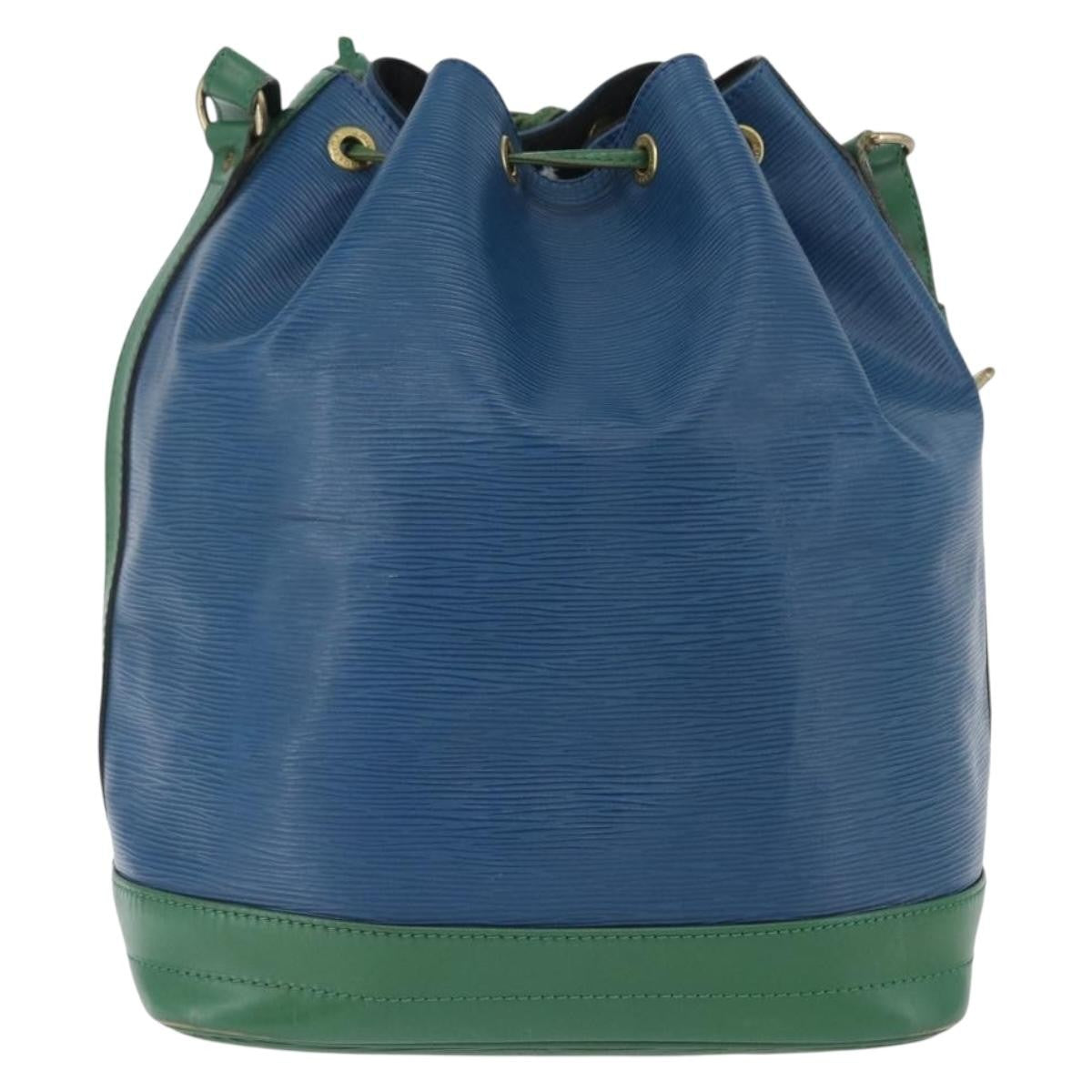 Louis Vuitton Bicolor Noe Handbag Epi Leather Blue Leather Shoulder Bag Bag (Pre-Loved)