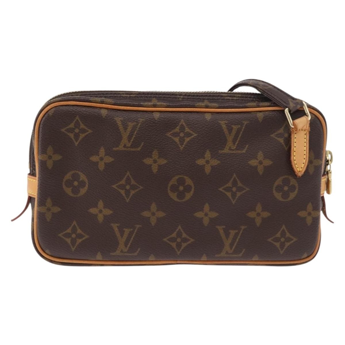 Louis Vuitton Louis Vuitton Pochette Marly Bandouliere Bag Monogram Canvas Brown Canvas Clutche & Pouche Bag (Authentic Pre-Loved)