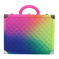 Louis Vuitton Cotteville Trunk Limited Edition Illusion Monogram Taurillon Leather Multicolour Pvc Bag (Pre-Loved)