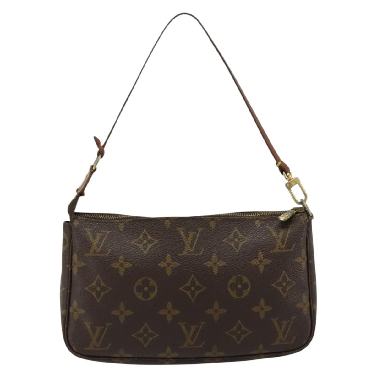 Louis Vuitton Pochette Accessoires Nm Monogram Canvas Brown Canvas Clutche & Pouche Bag (Authentic Pre-Loved)