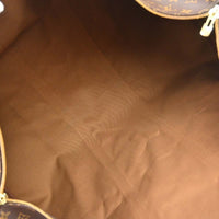 Louis Vuitton Keepall Bandouliere Bag Monogram Canvas Brown Canvas Travel Bag Bag (Pre-Loved)