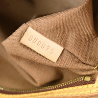 Louis Vuitton Batignolles Handbag Monogram Canvas Brown Canvas Shoulder Bag Bag (Authentic Pre-Loved)