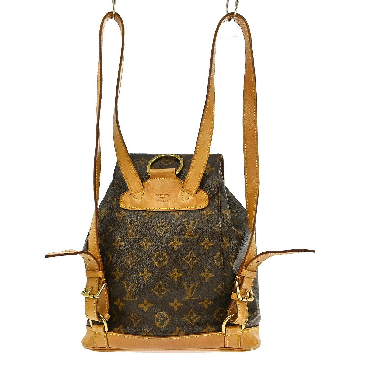 Louis Vuitton Vintage Montsouris Backpack Monogram Canvas Brown Canvas Backpack Bag (Pre-Loved)