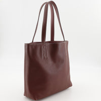 Hermes Hermes Double Sens Tote Veau Sikkim Burgundy Leather Tote Bag Bag (Pre-Loved)