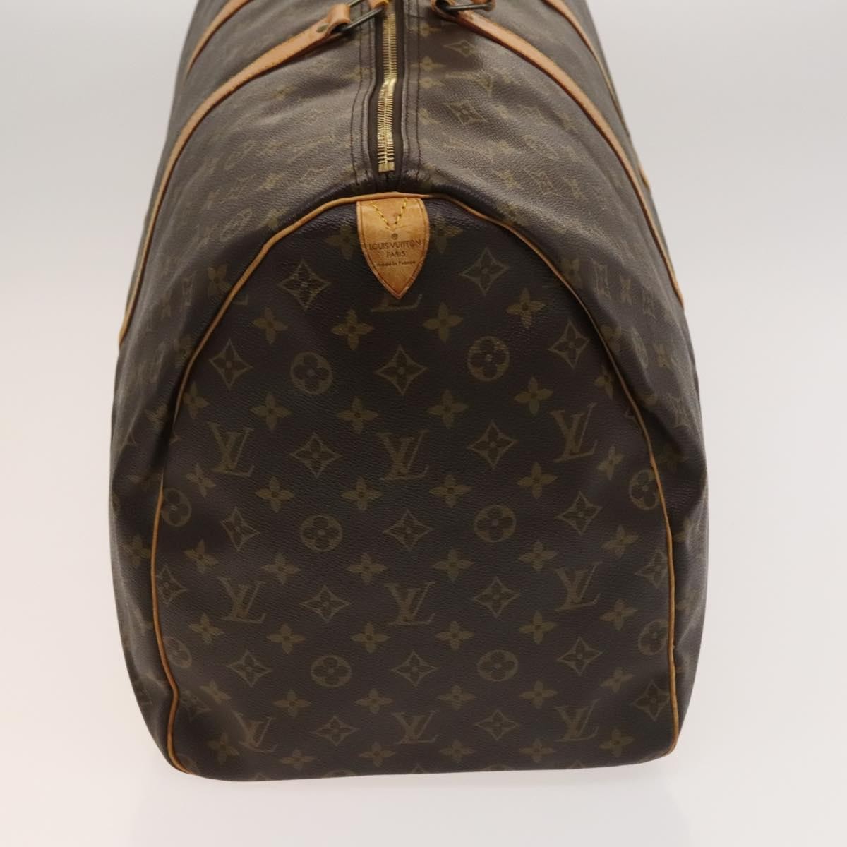 Louis Vuitton Keepall Bag Monogram Canvas Brown Canvas Travel Bag Bag (Authentic Pre-Loved)