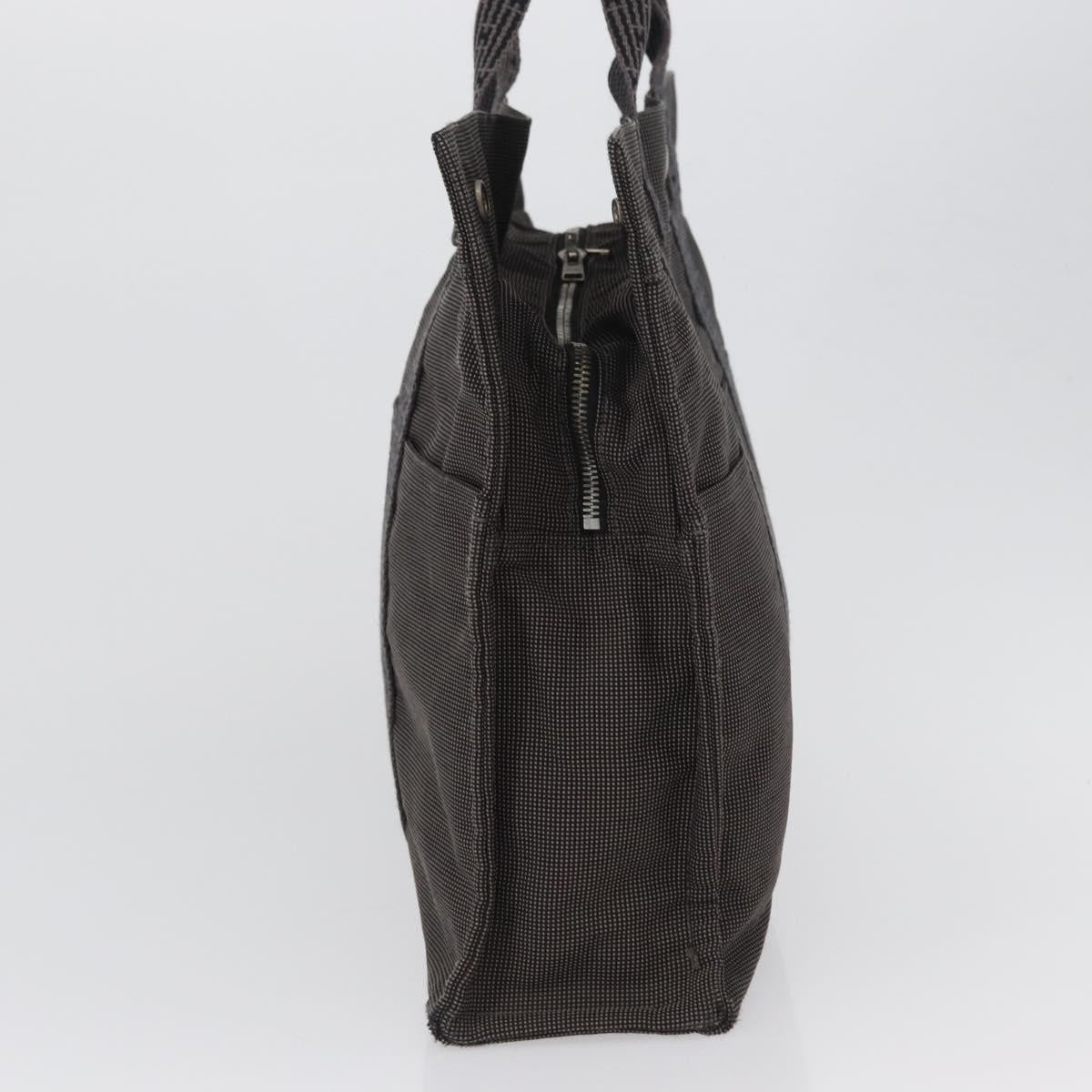 Hermes Fourre-Tout Herline Canvas Gray Canvas Tote Bag Bag (Authentic Pre-Loved)