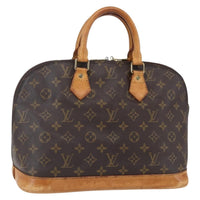 Louis Vuitton Vintage Alma Handbag Monogram Canvas Brown Canvas Handbag (Authentic Pre-Loved)