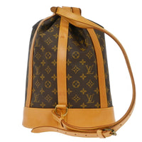 Louis Vuitton Randonnee Backpack Monogram Canvas Brown Canvas Backpack Bag (Pre-Loved)