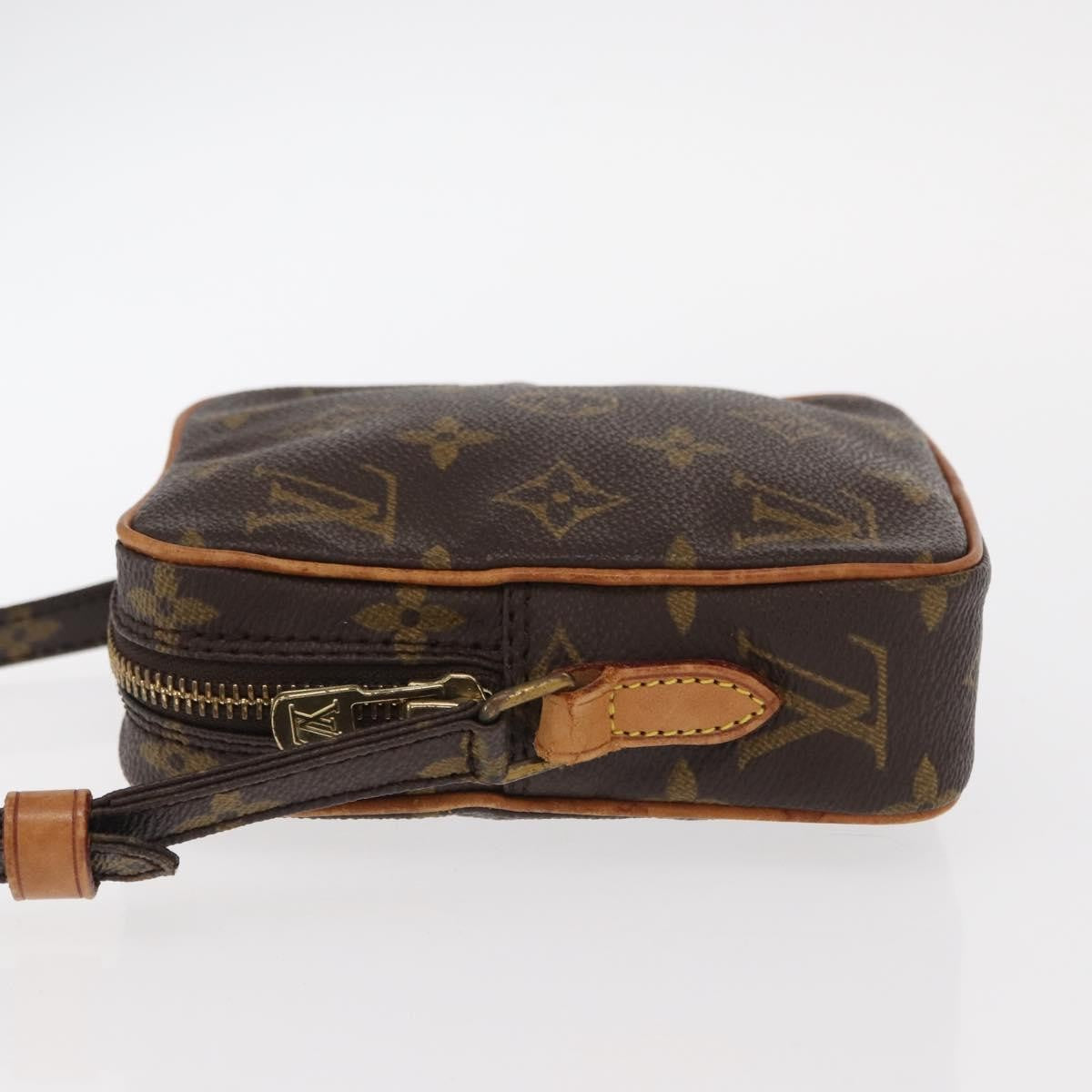 Louis Vuitton Danube Handbag Monogram Canvas Brown Canvas Shoulder Bag Bag (Authentic Pre-Loved)