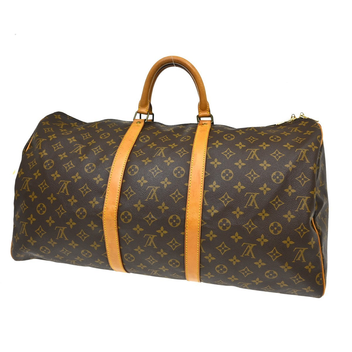 Louis Vuitton Louis Vuitton Keepall Bag Monogram Canvas Brown Canvas Travel Bag Bag (Pre-Loved)
