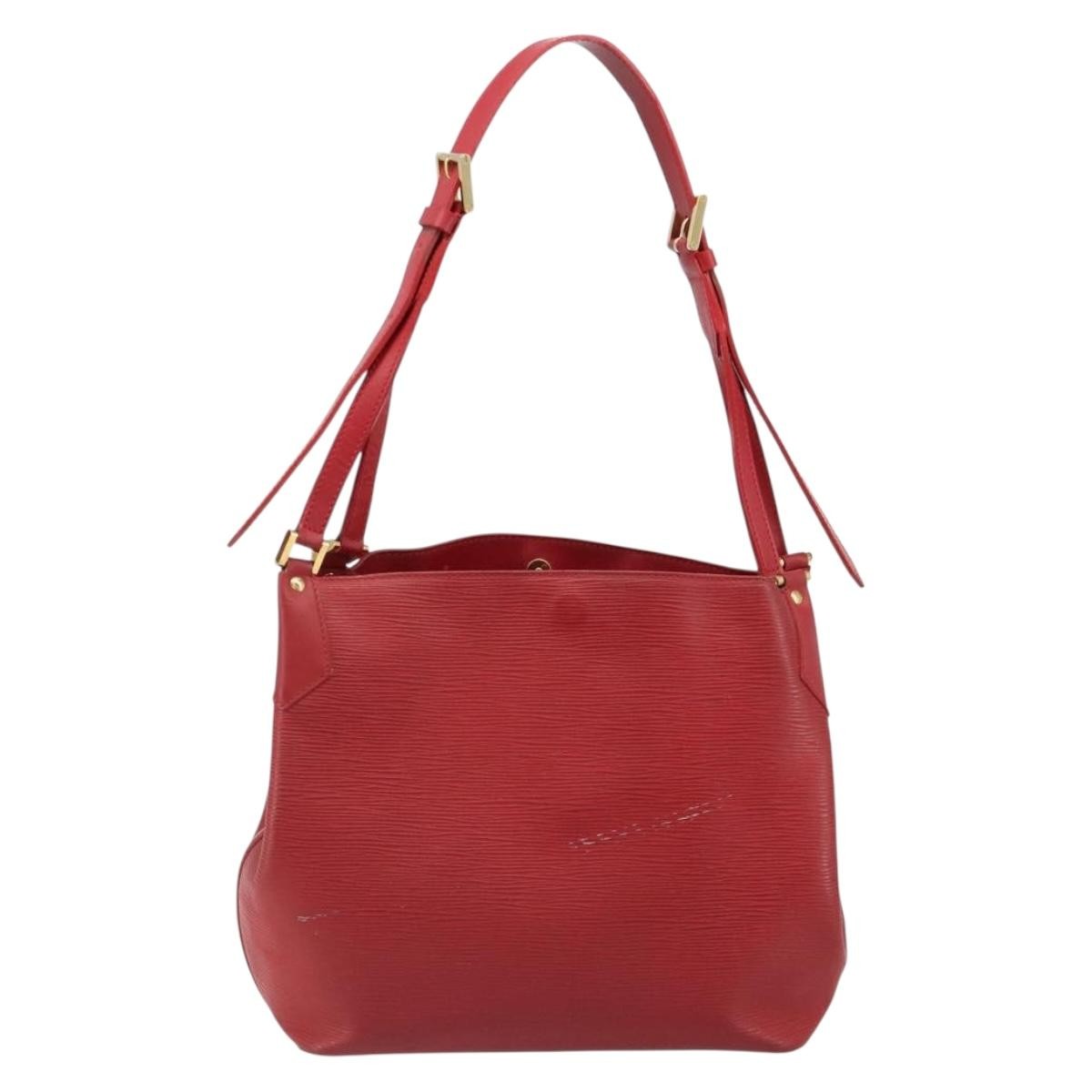 Louis Vuitton Louis Vuitton Mandara Handbag Epi Leather Red Leather Shoulder Bag Bag (Authentic Pre-Loved)