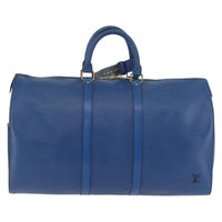 Louis Vuitton Louis Vuitton Keepall Bag Epi Leather Blue Leather Travel Bag Bag (Authentic Pre-Loved)