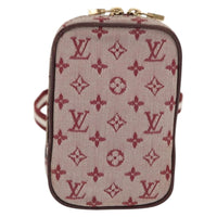 Louis Vuitton Camera Bag Mini Lin Red Canvas Clutche & Pouche Bag (Authentic Pre-Loved)