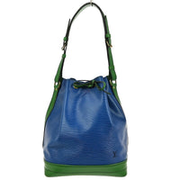 Louis Vuitton Petit Noe Handbag Epi Leather Blue Leather Shoulder Bag Bag (Pre-Loved)