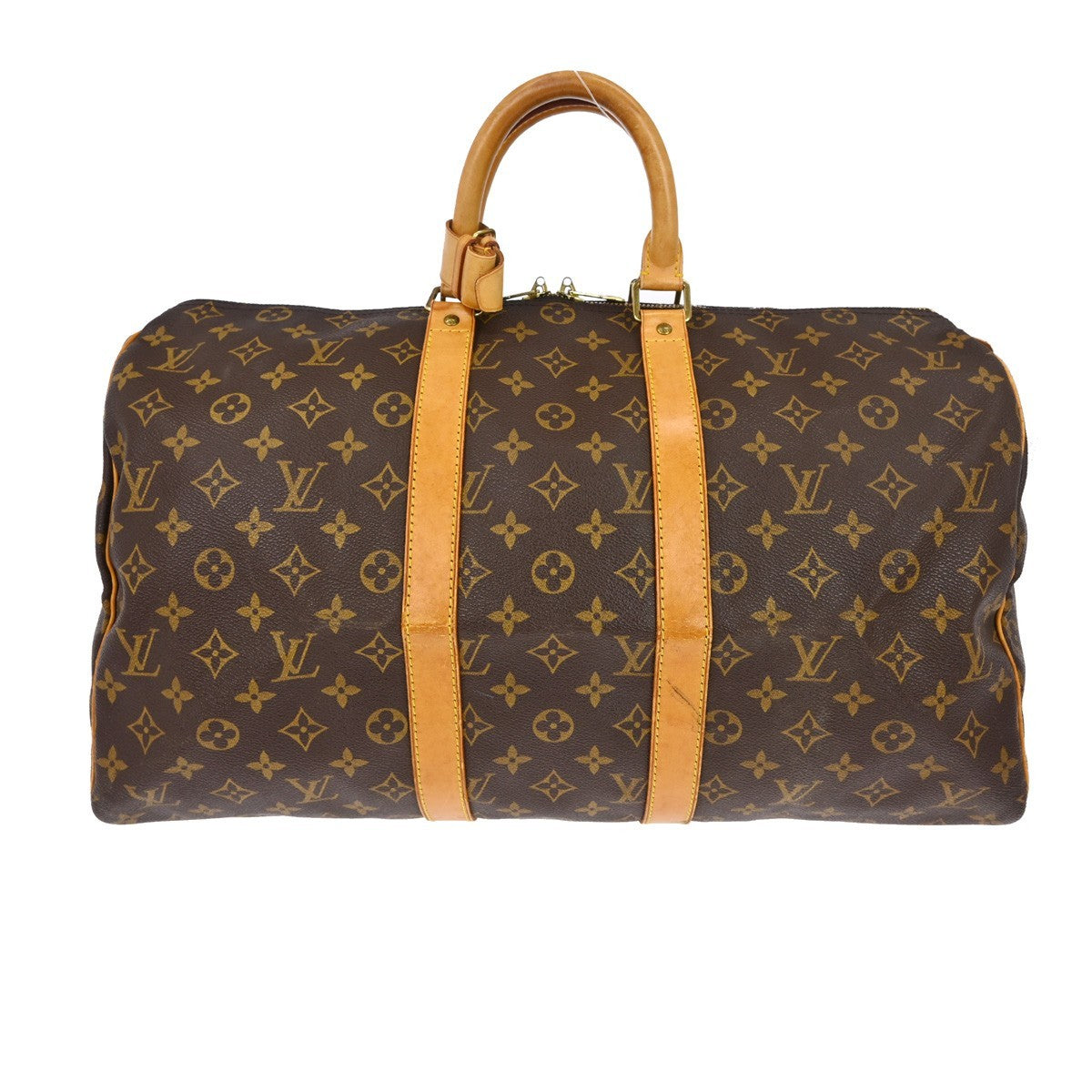 Louis Vuitton Louis Vuitton Keepall Bag Monogram Canvas Brown Canvas Travel Bag Bag (Authentic Pre-Loved)