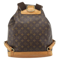 Louis Vuitton Vintage Montsouris Backpack Monogram Canvas Brown Canvas Backpack Bag (Pre-Loved)