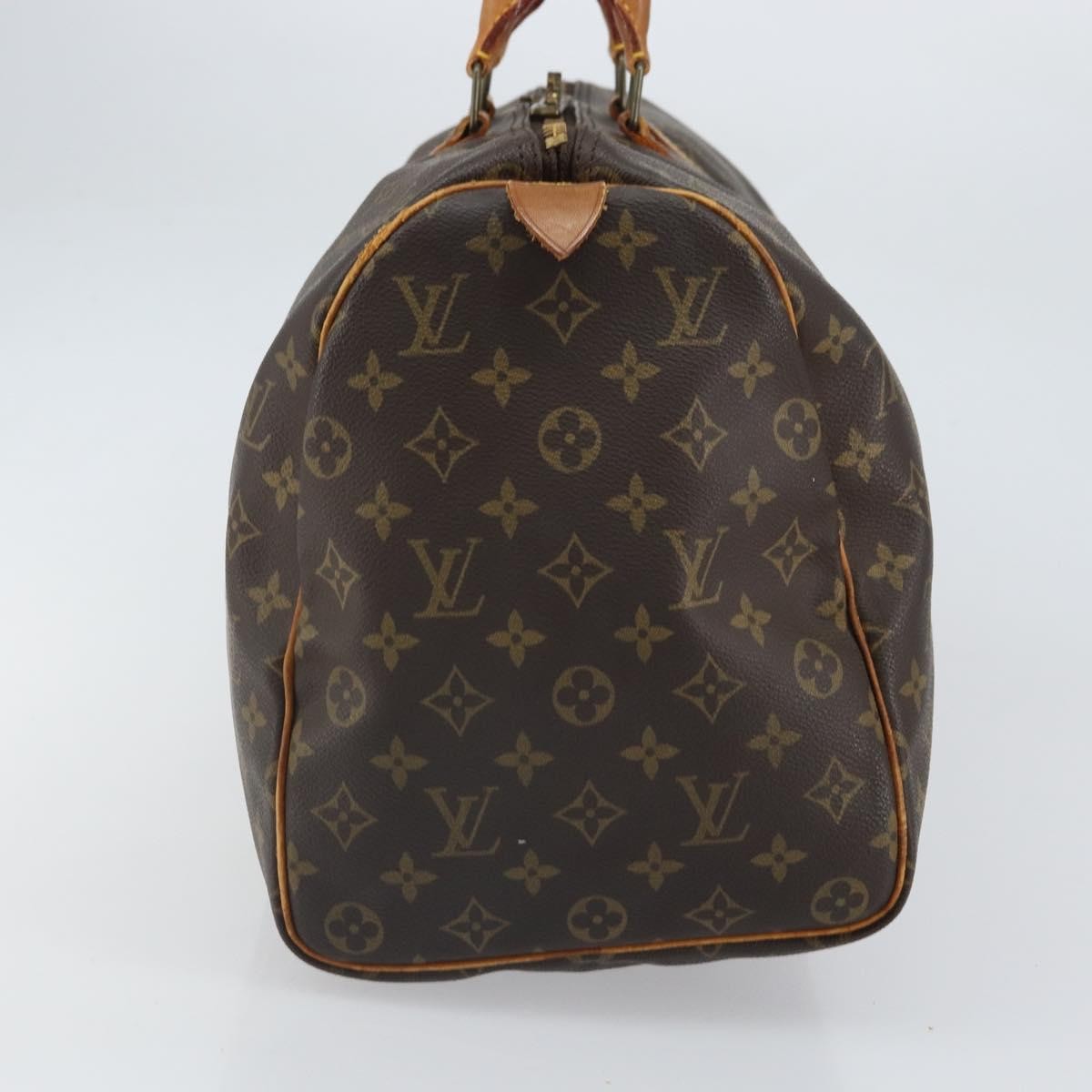 Louis Vuitton Keepall Bag Monogram Canvas Brown Canvas Travel Bag Bag (Authentic Pre-Loved)
