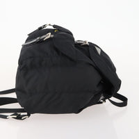 Prada Double Front Pocket Backpack Tessuto Black Nylon Backpack Bag (Authentic Pre-Loved)