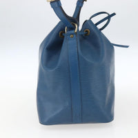 Louis Vuitton Petit Noe Handbag Epi Leather Blue Leather Shoulder Bag Bag (Pre-Loved)