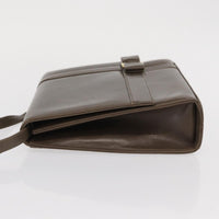 Salvatore Ferragamo Vara Shoulder Bag Leather Brown Leather Shoulder Bag Bag (Authentic Pre-Loved)