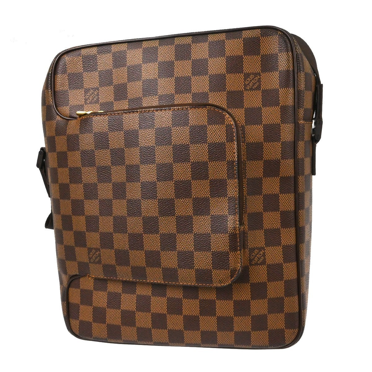 Louis Vuitton Olav Handbag Damier Brown Canvas Shoulder Bag Bag (Pre-Loved)