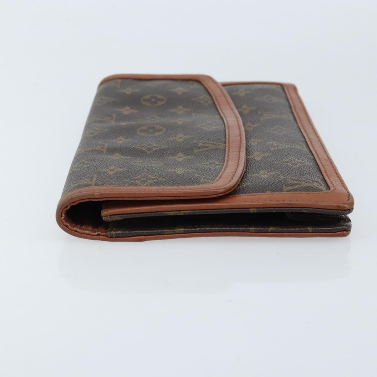 Louis Vuitton Dame Pochette Monogram Canvas Brown Canvas Clutche & Pouche Bag (Authentic Pre-Loved)