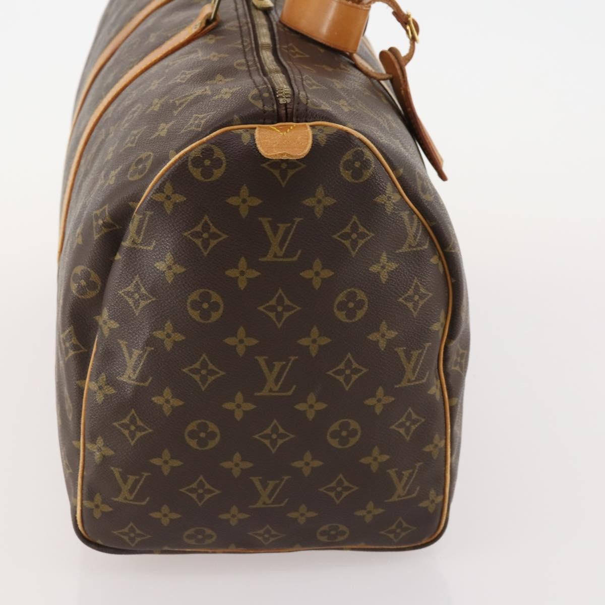 Louis Vuitton Keepall Bag Monogram Canvas Brown Canvas Travel Bag Bag (Pre-Loved)