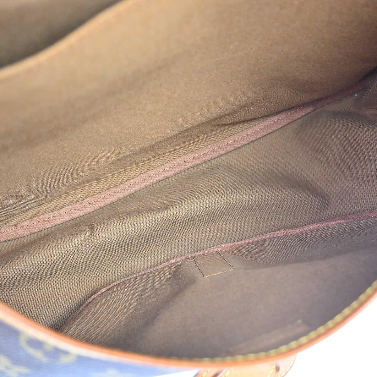 Louis Vuitton Louis Vuitton Saumur Handbag Monogram Canvas Brown Canvas Shoulder Bag Bag (Pre-Loved)