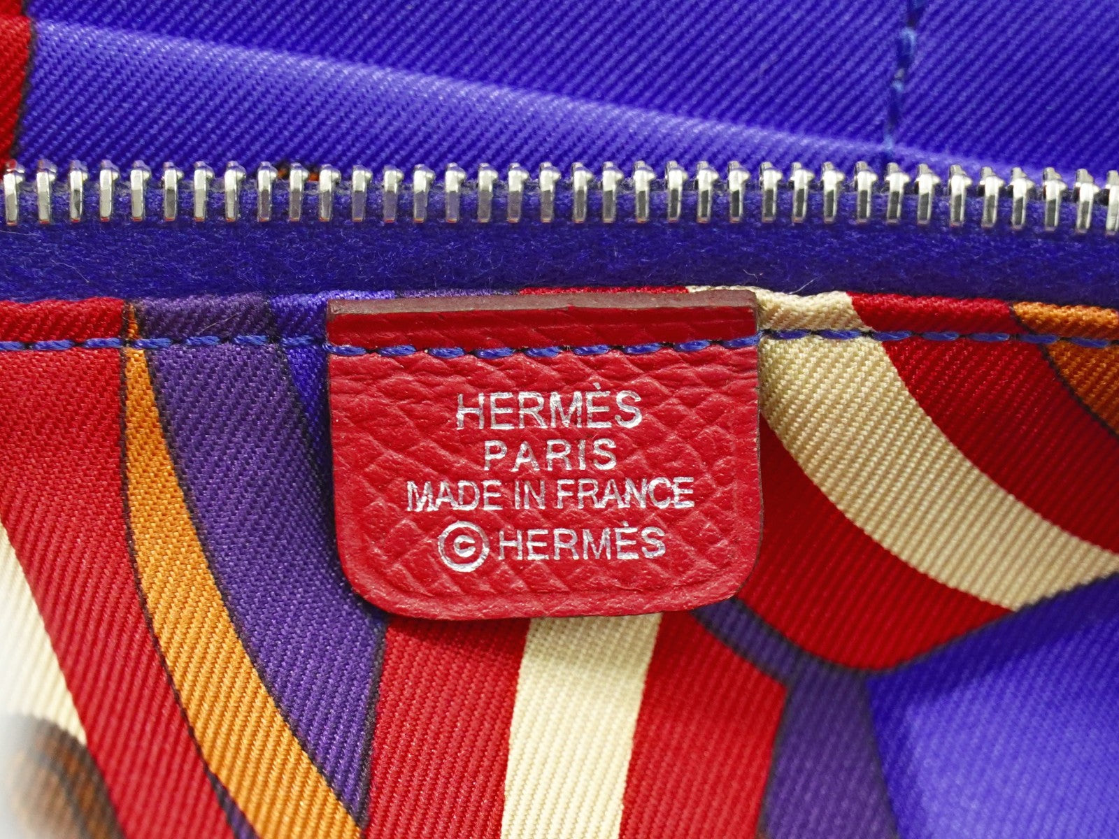 Hermes Azap Zip Around Wallet Silk'in Epsom Pink Leather Wallets Accessory (Authentic Pre-Loved)